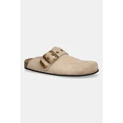 AllSaints natikači z odprto peto ženski usnjeni Staffa Mule