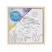 Spirit: Razvuceno platno za slikanje s uzorkom sirene 15x15 cm
