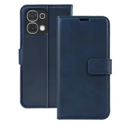 AVIZAR Denarnica za Oppo A6 Pro Prešit učinek s funkcijo stojala, Nočno modra, (5000275348)