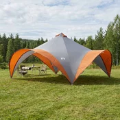 vidaXL vidaXL Zabavni šotor s streho Siva in oranžna 600 x 600 x 400 cm, (5000309481)