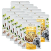 Kapsica Applaws Dog Taste Toppers in Broth pileca prsa, brokula, jabuka, kvinoja 12 x 85 g