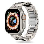 Jekleni pas Techsuit W063 za Apple Watch (42mm/44mm/45mm/46mm/49mm) - titan