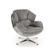 Fotelja Houston 1958 (Siva) Siva, 81x80x84cm, Tkanina, GambeNoge: Metal