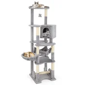 COSTWAY Velika praskalnica za mačke Cat House 176 cm, (5000115555)