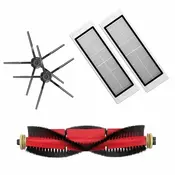 Mega-pack s crnim bočnim četkicama za Roborock S5, S6, E5, S50, S55