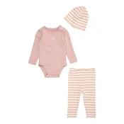 Fixoni Komplet  taupe siva / rosé