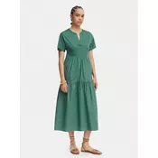 Weekend Max Mara Poletna obleka Capsula 2615621032 Temno zelena Regular Fit
