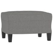 Vidaxl Stolček za noge temno siv 60x50x41 cm blago
