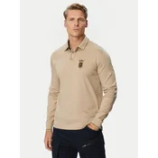 Aeronautica Militare Polo majica 262PO1940UJ00663 Rjava Regular Fit