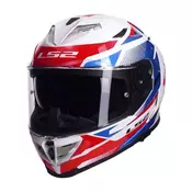 Motoristicka kaciga LS2 Storm III Komai (FF818), bijela/plava/crvena