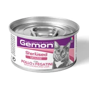Monge Gemon konzerva za macke Cat mousse Sterilised - Piletina i jetra 85g