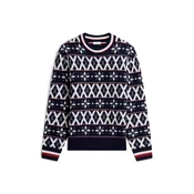 TOMMY HILFIGER Pulover mornarska/grenada/bela