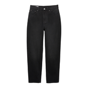 Pull&Bear Kavbojke črn denim