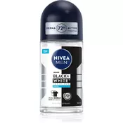 Nivea Men Invisible Black & White anti-transpirant roll-on za moške  50 ml