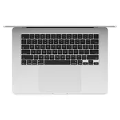 15-inčni MacBook Air: M4 s 10-jezgrenim CPU i 10-jezgrenim GPU, 256 GB SSD - srebrna