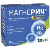 Magnerich Plus, 650 mg, 30 tableta, Teva