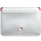 HELLO KITTY Ovitek Hello Kitty PU Metal Logo za prenosnik 14 - srebrn