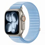 Tech-protect Nylon Loop pašček za Apple Watch 44/45/46/49mm, baby blue
