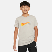 Nike B NSW SI SS TEE, djecja majica, siva FZ4714