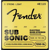Fender Super 72505 40-115 Žice za 5 žicanu bas gitaru (Kao novo)