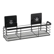 TENDANCE Samoljepljiva zidna žicana polica 3m 29,2 x 11 x 12,2 metalna, crna