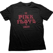 Pink Floyd In Concert Puff Print Black M Majica