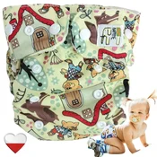 shumee Plenice za večkratno uporabo MINI POCKET COOLMAX THREE PIGS NappiMe plenice