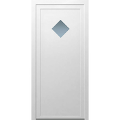 Zunanja stranska vrata Solid Elements Postojna KF04 (60x980x1980 mm, bela, leva, PVC)