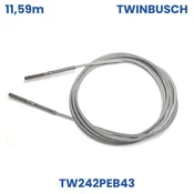 shumee Zamenjava Twin Busch: Jeklena dvižna žica 11,59 m za TW242PEB43