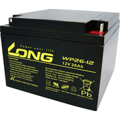 Long Long WP26-12 WP26-12 svinčeni akumulator 12 V 26 Ah svinčevo-koprenast (ŠxVxG) 166 x 125 x 175mm M5-vijačni priklop vds certifikacija, nizko samoprazn, (20438500)