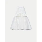 Abel & Lula Elegantna obleka 5034 Bela Regular Fit