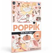 Poppik Edukativni poster s nalepnicama XXL Otkrica: Ples 5+