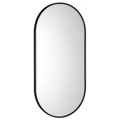 AROWANA ovalno ogledalo v okvirju 45x90cm, črna podloga - 45x90 cm - Sapho - AROWANA - 24 - Aluminij - Ovalni/elipsasti - 450 - 900 - Framed mirrors - 14
