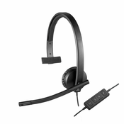 USB Headset H570e Mono - Wired - Office/Call center - 31.5 - 20000 Hz - 85 g - Headset - Black