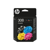 HP - Tinta HP 6L6S6UE nr.308 (crna + boja), original