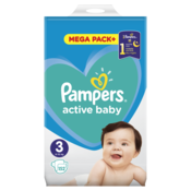 Pampers pelene Active baby veličina 3 (6-10 kg) mega box 152 kom