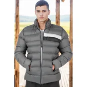 M8650 DEWBERRY MENS PUFFER COAT-LIGHT ANTHRACITE