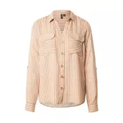 VERO MODA Bluza VMBUMPY temno bež/bela