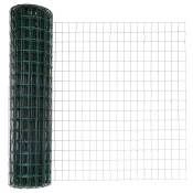 Euro ograda s postom 10 x 1,4 m Celik premazan PVC-om Zelena