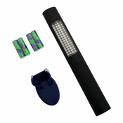 LED akumulatorska magnetna delavniška svetilka 60+1 LED + avto polnilec