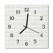 tulup.si Steklena kvadratna ura Brick 30x30 cm
