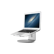 Stalak za laptop, metalni, okretni, ALBA, sivi MHROLAP