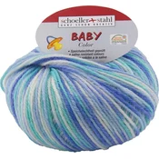 Schoeller + Stahl Baby Color 93457-3993 Blue Pletilna preja