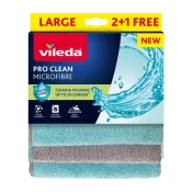 Krpe za cišcenje u setu 6 kom od mikrovlakana Pro Clean – Vileda