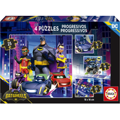 Puzzle DC Bathweels Progressive Educa 12-16-20-25 dielov od 3 rokov EDU20105