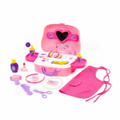 POLESIE Igracka Salon lepote Mala Princeza, 23 dela, U koferu, Roze