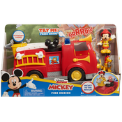 Set za igru Just Play Disney Junior - Vatrogasno vozilo Mickey Mouse, s figurama