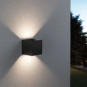 Paulmann LED-stenna svetilka za zunanjo uporabo Cybo, RGBW, 10 cm, antracit - Sodobni - Aluminij