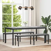 vidaXL klop Siva Sonoma 160 x 35 x 45 cm Konstruiran les