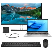 HP EliteBook 840 G7 + HP E24i G4 24 monitor + ThunderBolt Dock + HP bluetooth miš + tipkovnica